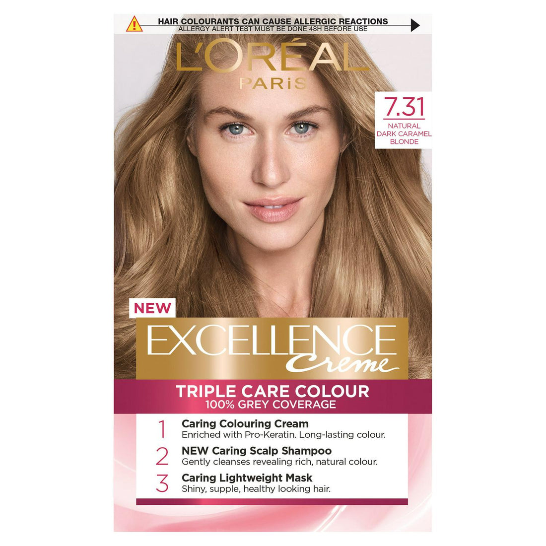 Excellence Crème 7.31 Caramel Blond