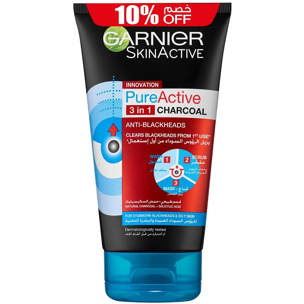 Pure Active 3*1 Charcoal Anti-Spot 150ml