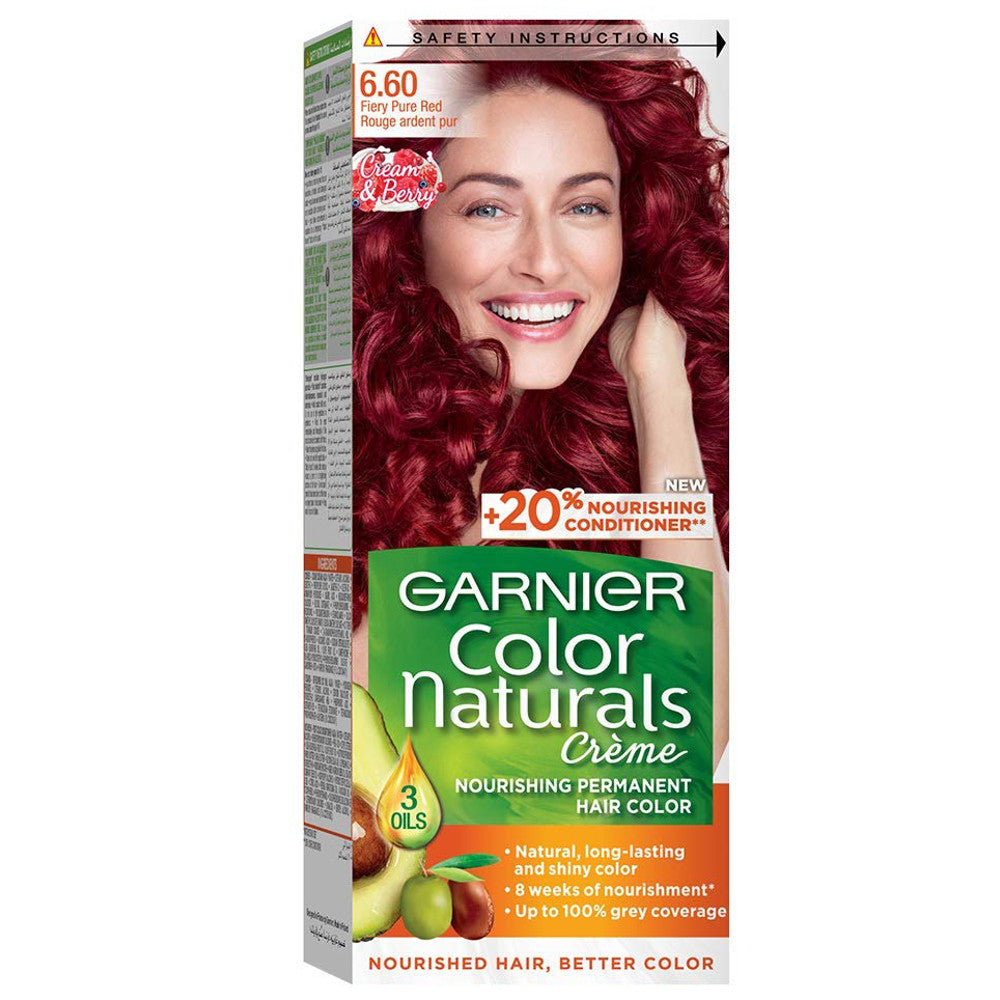 Garnier Color Naturals 6.60 Fiery Pure Red