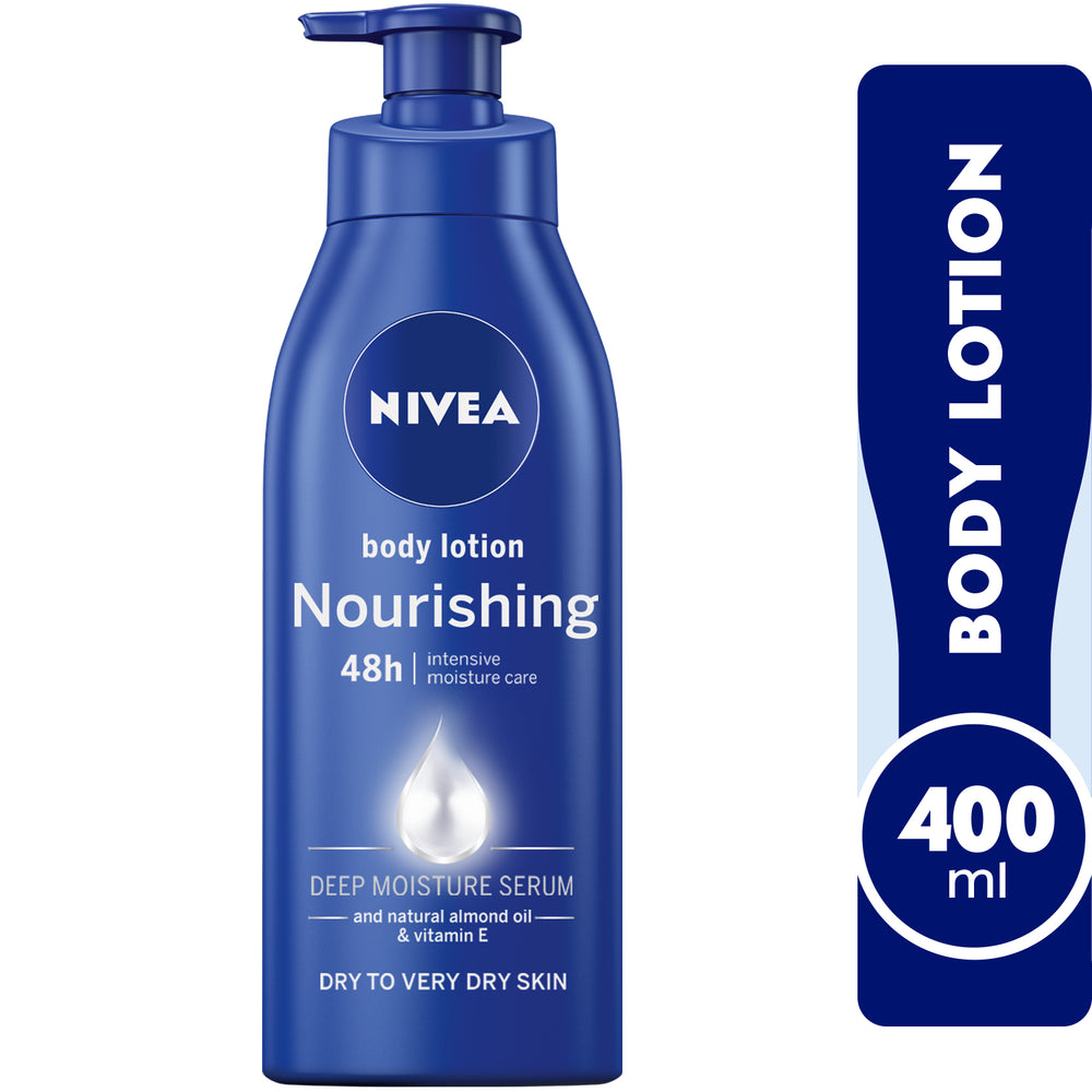 Nivea Nourishing Body Lotion, Almond Oil, Extra Dry Skin, 400ml