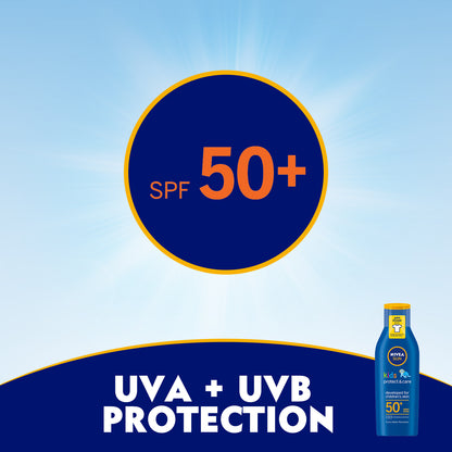 Nivea Sun Kids Moisturizing Sun Lotion, UVA &amp; UVB Protection, SPF 50+, 200ml