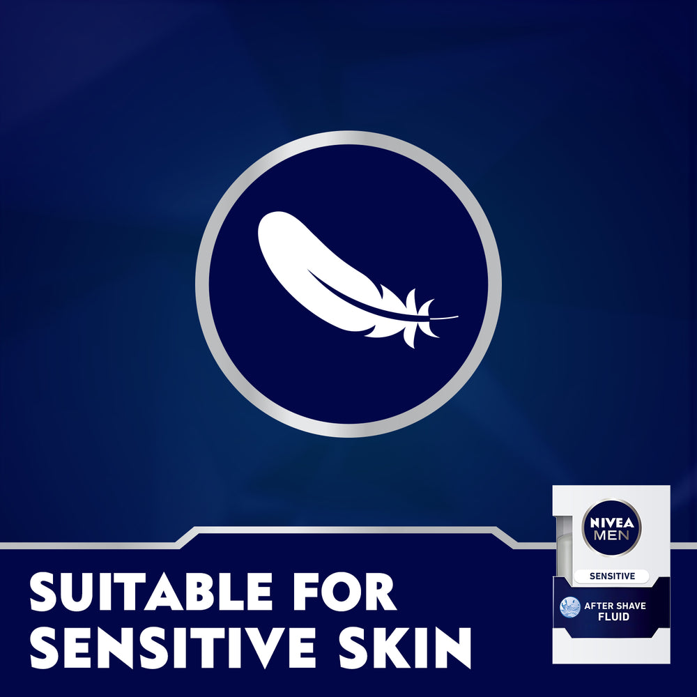 Nivea Men Sensitive After Shave Lotion, Chamomile &amp; Hamamelis, 100ml