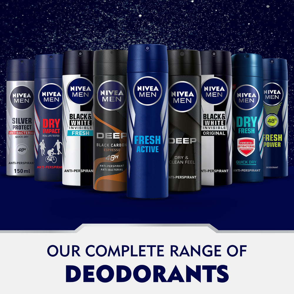 Nivea Men Dry Impact, Antiperspirant for Men, Spray 150ml