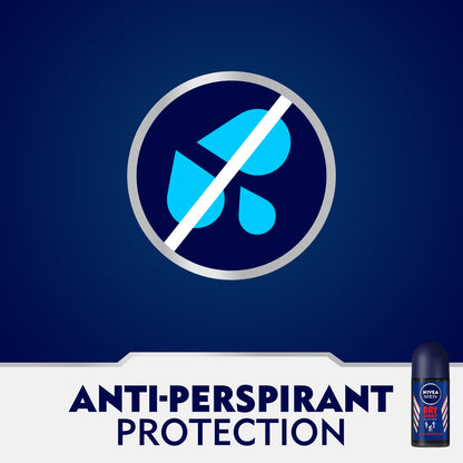 Nivea Men Dry Impact, Antiperspirant for Men, Roll-on 50ml