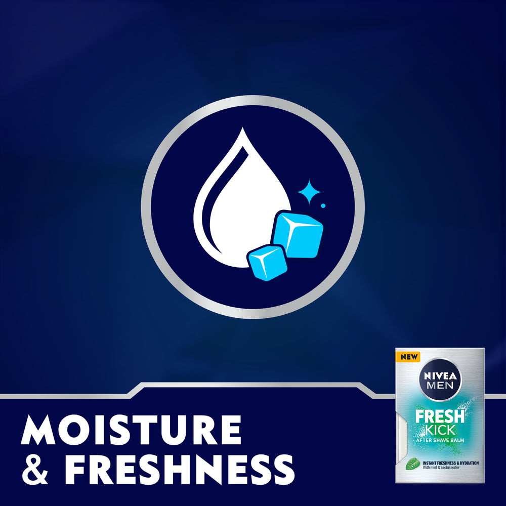 Nivea Men Fresh &amp; Cool After Shave Fluid, Mint Extracts, 100ml