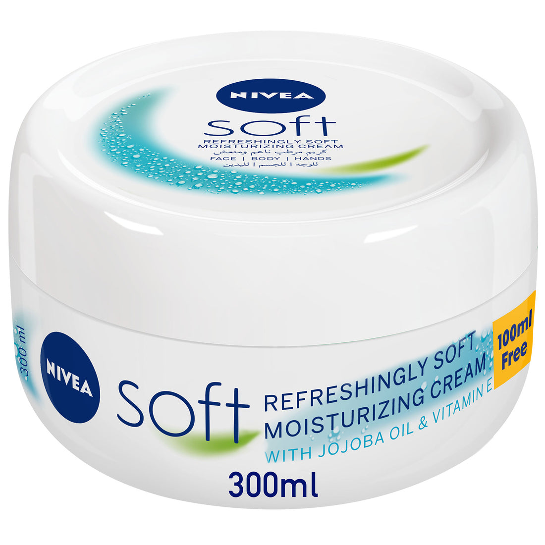 Nivea Soft Refreshing &amp; Moisturizing Cream, Jar 300ml