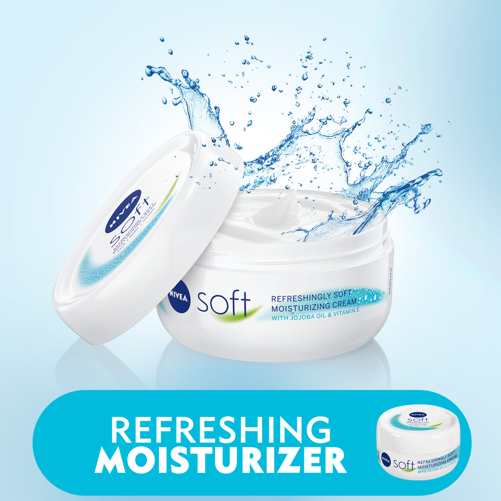 Nivea Soft Refreshing &amp; Moisturizing Cream, Jar 300ml