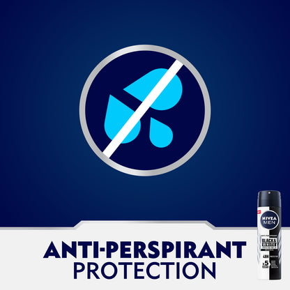Nivea Men Black &amp; White Invisible Original, Antiperspirant for Men, Spray 150ml