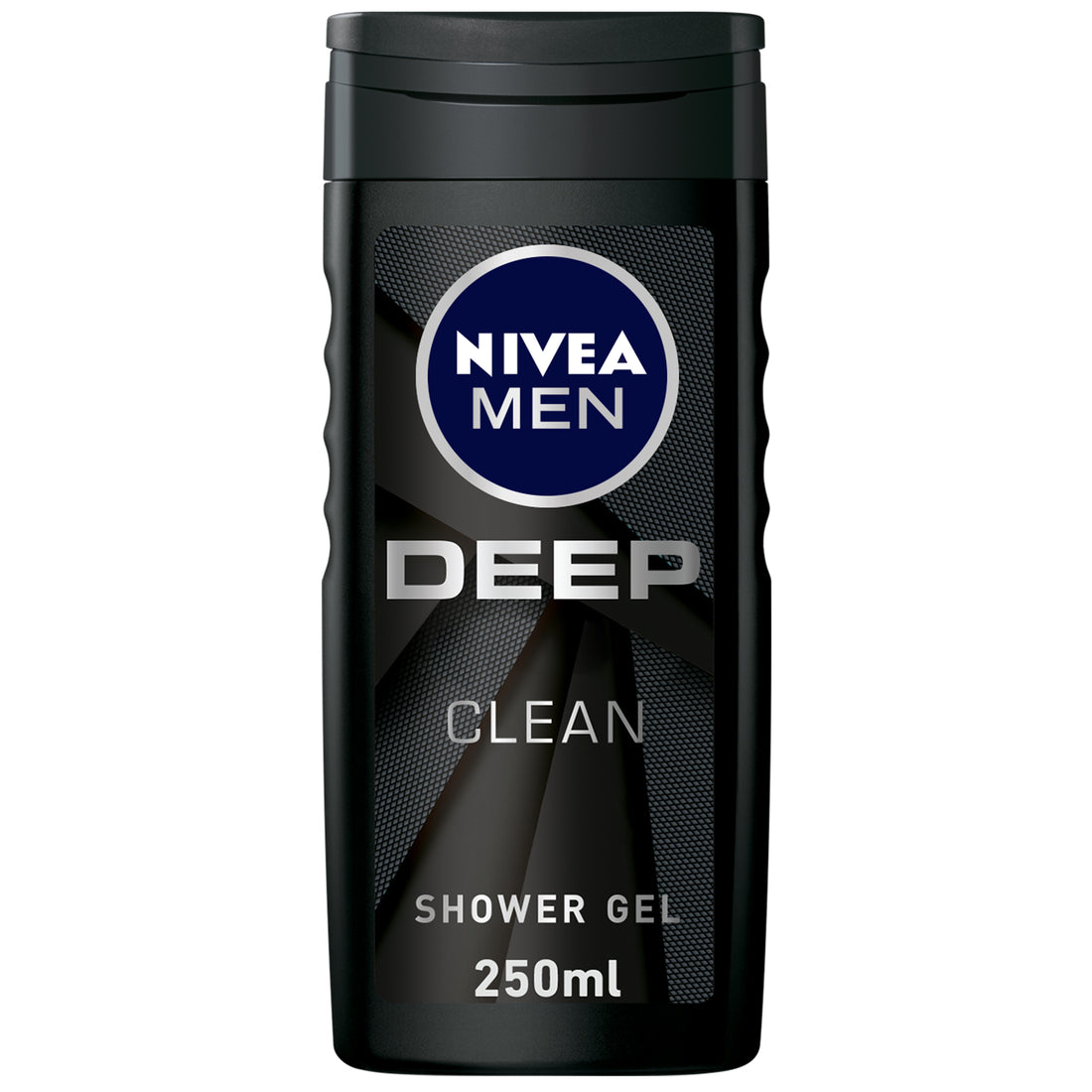 Nivea Men Deep Shower Gel 3in1, Micro-Fine Clay, Woody Scent, 250ml