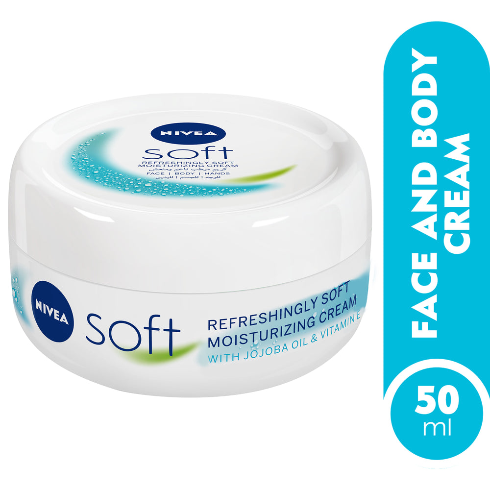 NIVEA Soft Refreshing &amp; Moisturizing Cream, Jar 50ml