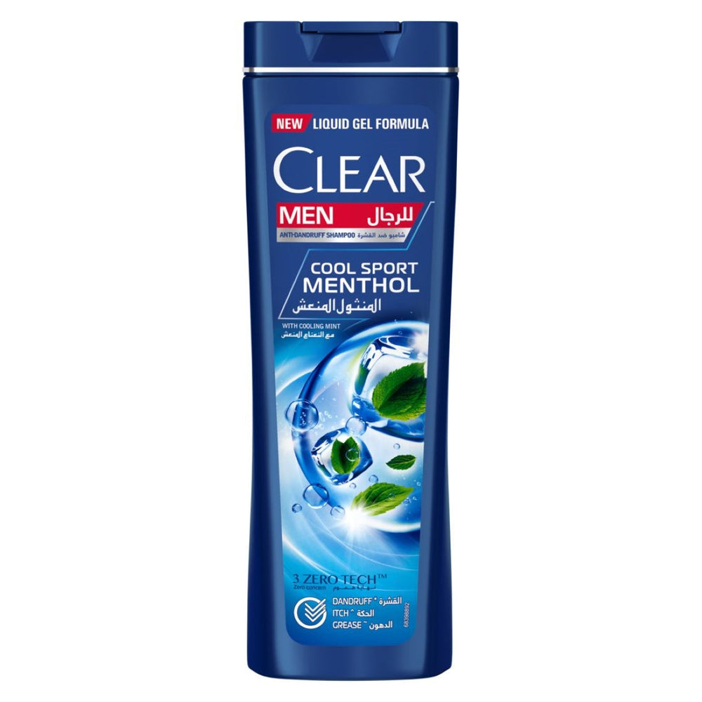 Clear Shampoo Cool Sport With Menthol For Men
