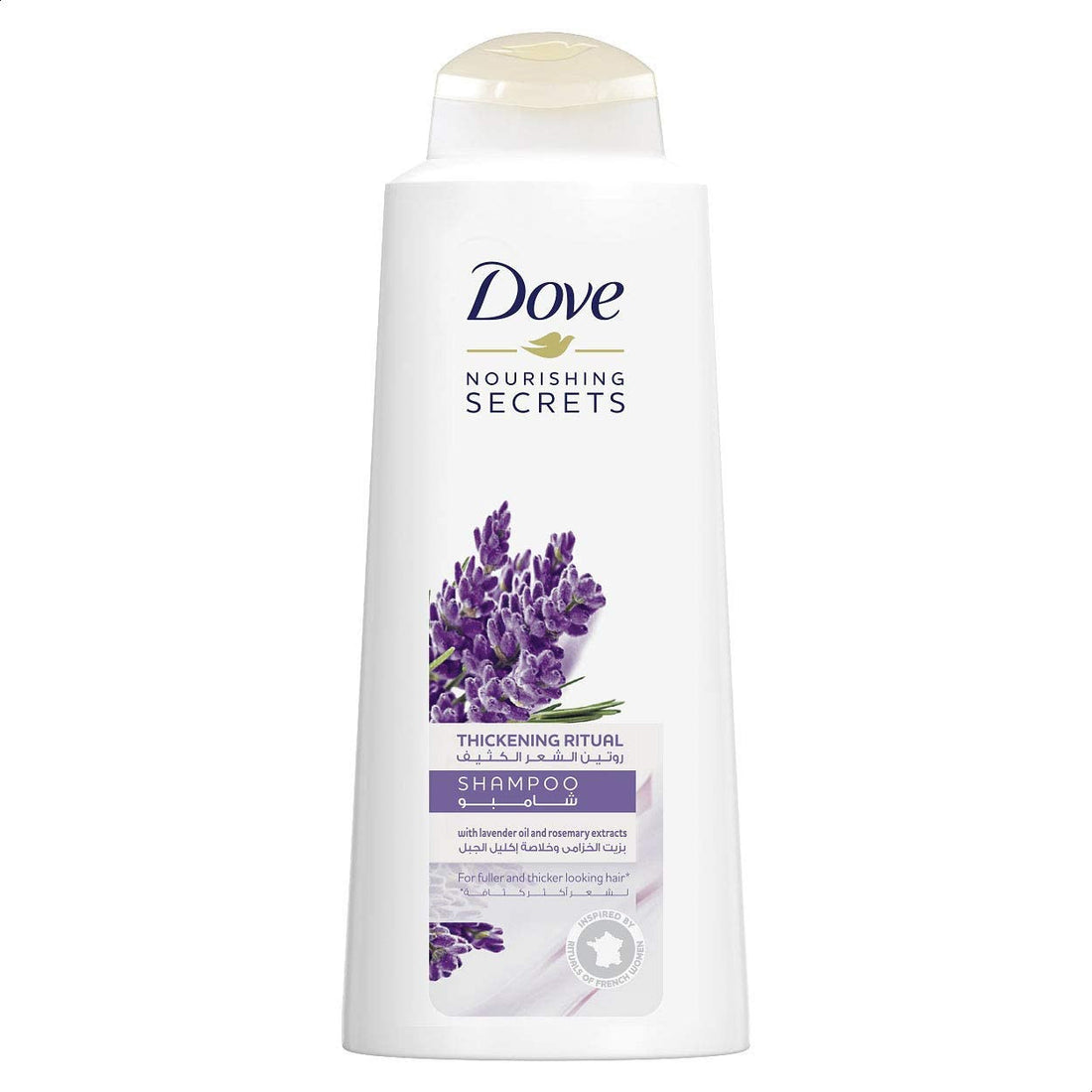 Dove Shampoo For Thick Hair With Lavender 600ml