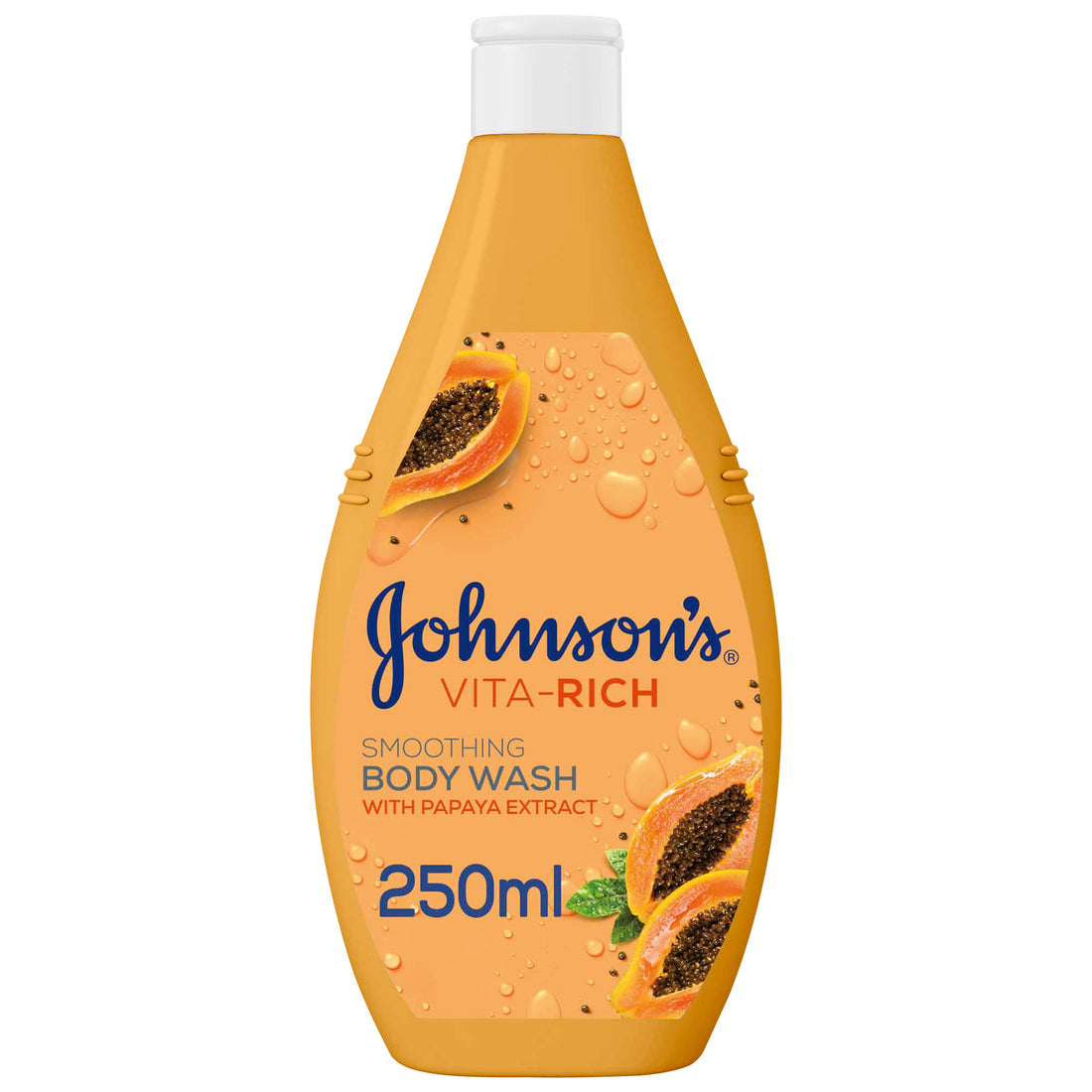 JOHNSON’S Body Wash - Vita-Rich, Smoothing Papaya, 250ml