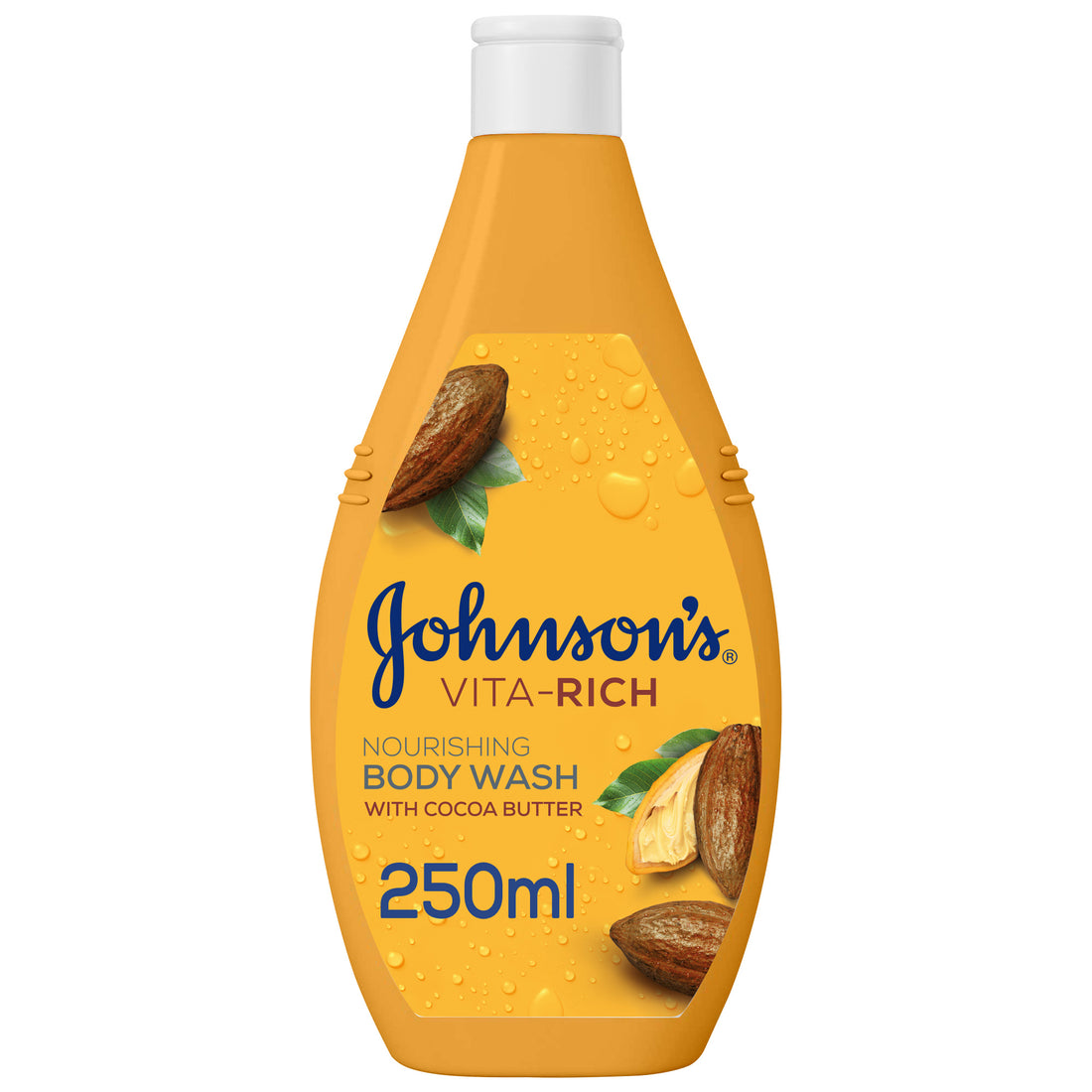 JOHNSON’S Body Wash - Vita-Rich, Nourishing Cocoa Butter, 250ml
