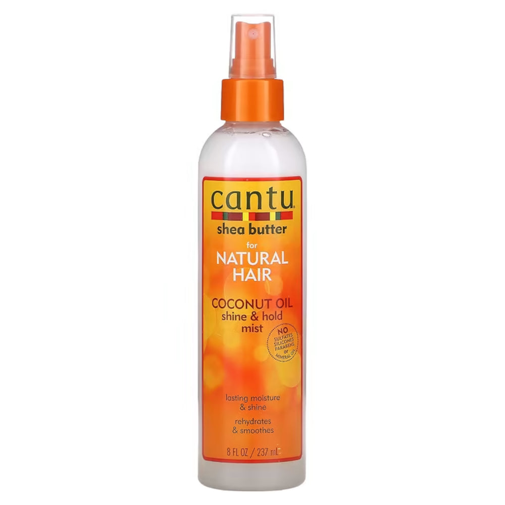 Cantu Coconut Oil Shine &amp; Hold Mist For Natural Hair With Shea Butter