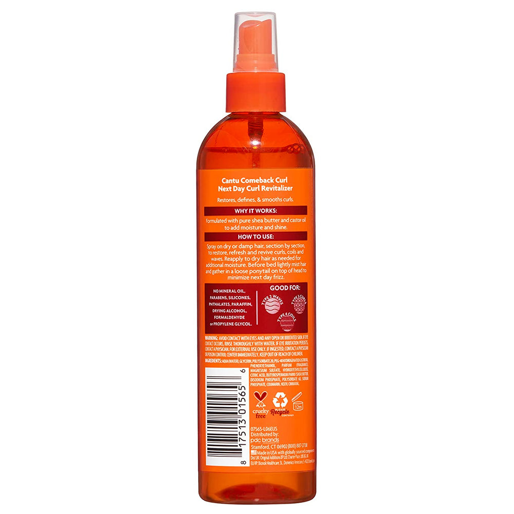 Cantu Comeback Next Day Curl Revitalizer Spray 355ml