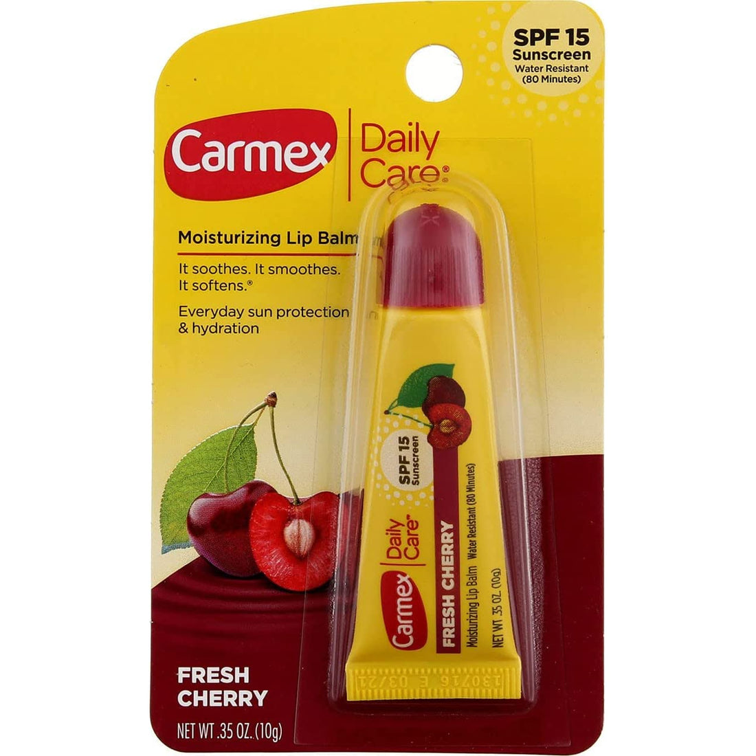 Carmex Moisturizing Lip Balm Fresh Cherry 10 gm