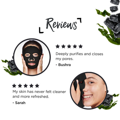 Garnier Pores Refining Face Tissue Mask With Pure Charcoal &amp; Seaweed