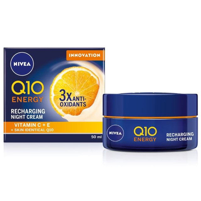 Nivea NFC Q10 Energy Night Crème 50ml JAR