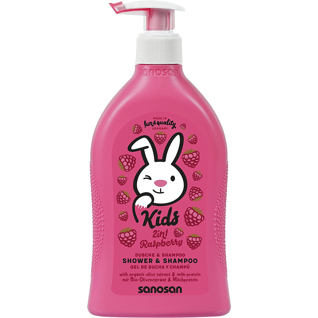 Sanosan Shower &amp; Shampoo Raspberry 400ml