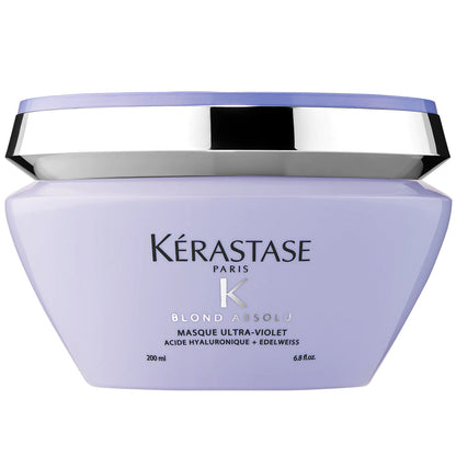 Kerastase Blonde Absolu Ultra-Violet Purple Hair Mask For Blond, Ash Or Highlighted Hair 200ml