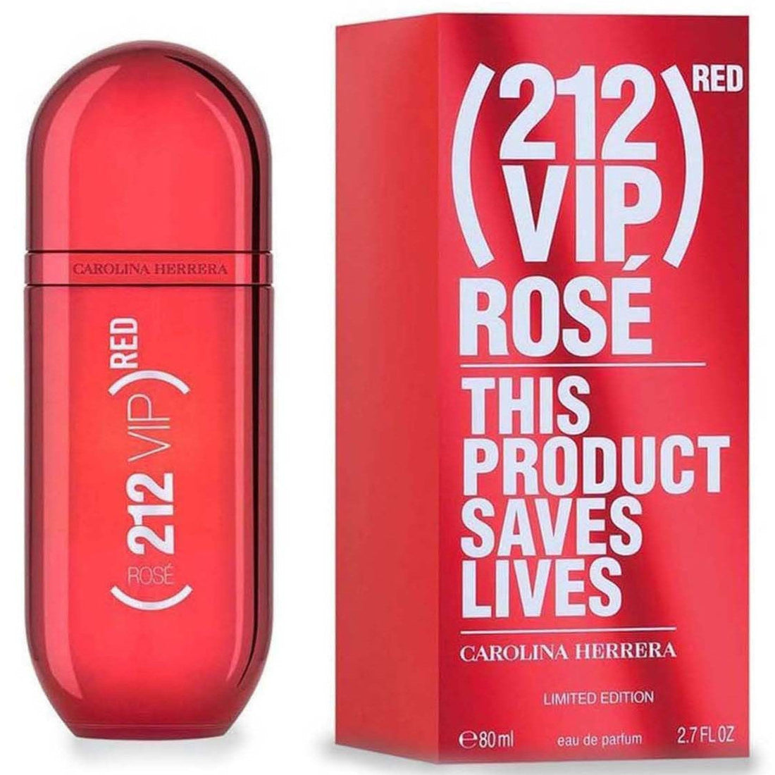 Carolina Herrera Ladies 212 VIP Rose Red EDP Spray 80ml