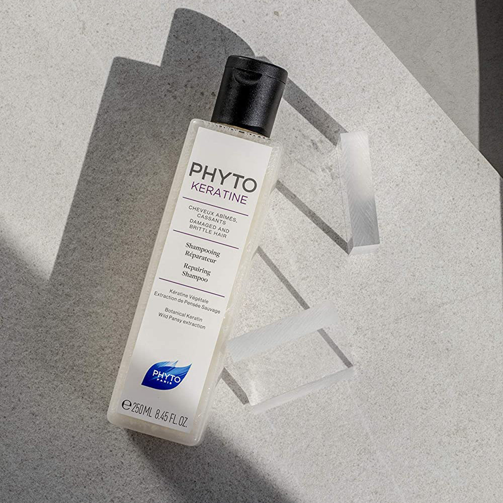 Phyto Phytokeratine Repairing Shampoo Botanical Keratin For Damaged Hair 250ml